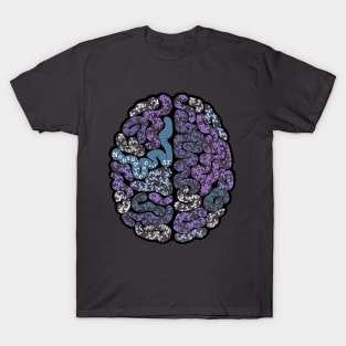 Neurodiverse AF flower Brain T-Shirt